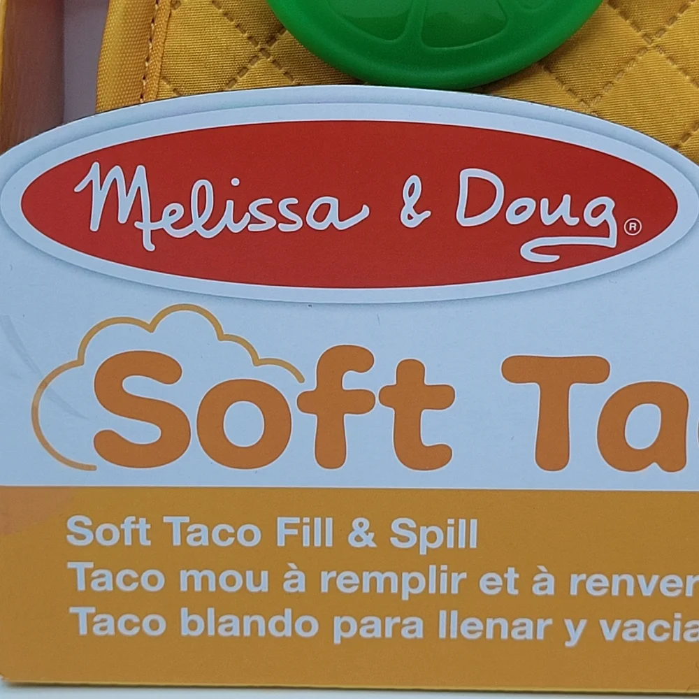 Melissa & Doug Soft Taco Play Set Bright Colors Sensory Infant Gifts 6mo+ NEW